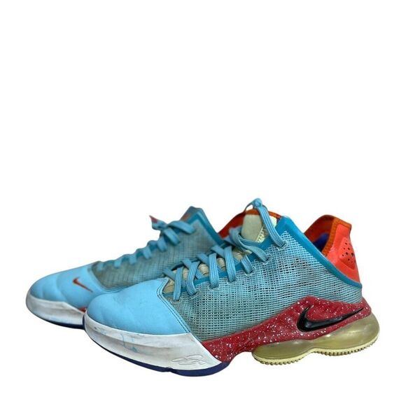 Nike LeBron 19 Low \'Blue Chil\' Athletic Basketball Shoes DO9829-400 Men\'s Sz 9.5 main image 2